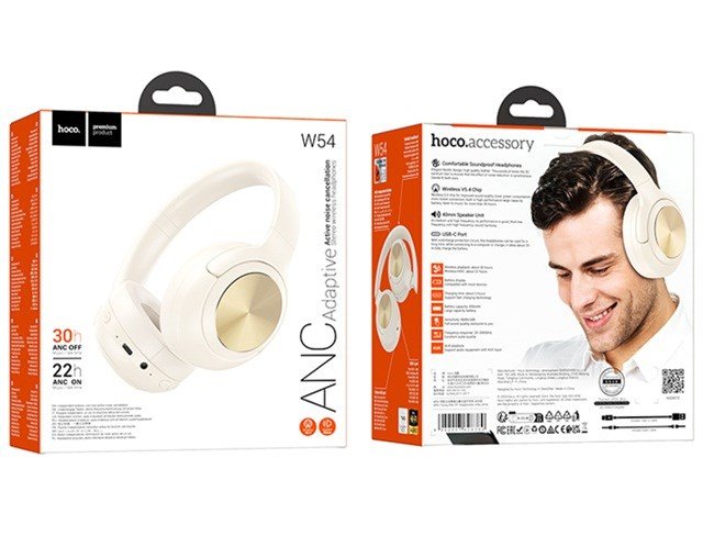 Hoco W54 Young Headset med ANC In-ear Trdls Bluetooth Mlk #4