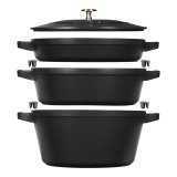 Staub La Cocotte 4,2 L Rund Stbejern Gryde bradepande #1