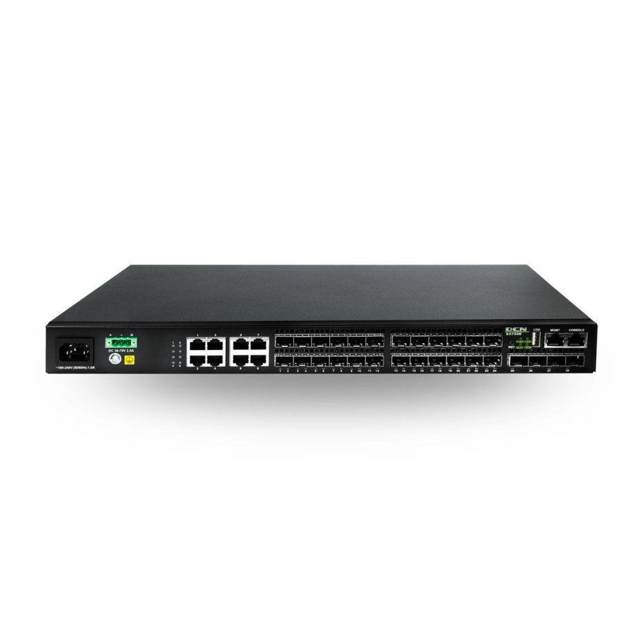 DCN S5750E-28F-SI-D netv�rksswitch Administreret L2/L3 Gigabit Ethernet (10/100/1000) 1U Sort #1