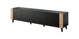 TV FARO kabinet 200x42x52 sort mat + egetr #1