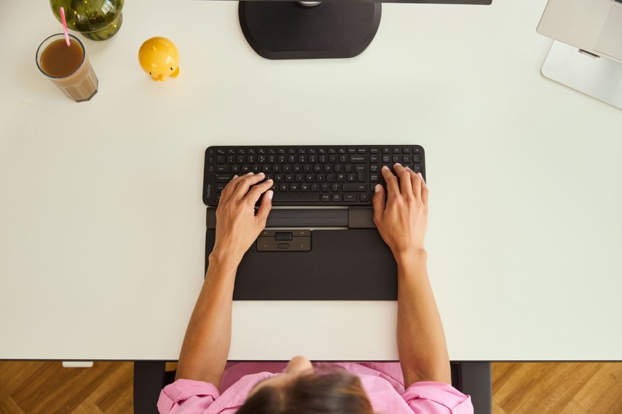 Contour Design SliderMouse Pro Regular Vegan Leather Wrist Rest Wireless #4