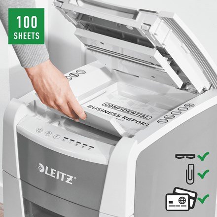 Leitz 80110000 papirmakulator Krydsmakulering 22 cm Gr, Hvid #13
