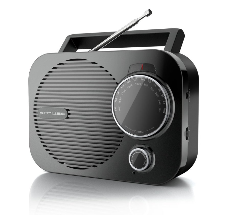 Muse M-050 R radio Personligt Analog Sort #1