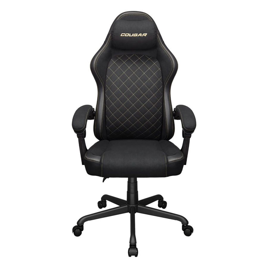 COUGAR CGR-FXF-GLB Universal gamingstol Polstret s�de Sort, Guld #1