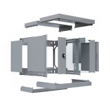EFB Elektronik WGX-0906GR.G1 stativ 9U V�gmonteret stativ Gr� #3