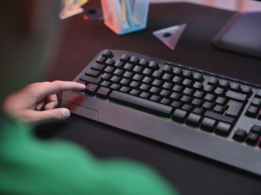 Trust GXT 836 Evocx tastatur Spil USB QWERTY US engelsk Sort #7