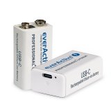 Genopladeligt batteri everActive 6F22/9V Li-ion 550 mAh med USB TYPE C #5