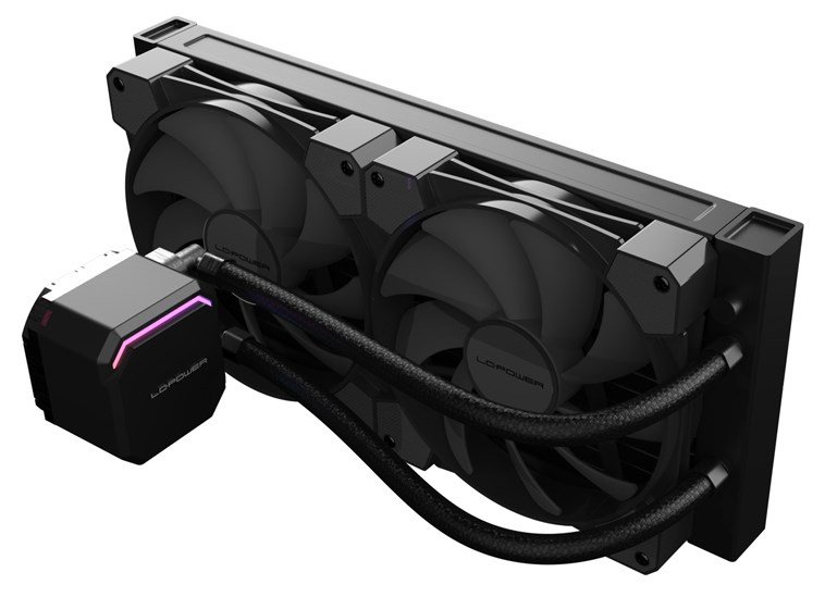 LC-Power LC-CC-240-B Computerklesystem Processor Alt-i-en vskekler 12 cm Sort #7