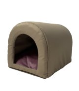 GO GIFT seng til katte og hunde - camel - 40 x 33 x 29 cm #1