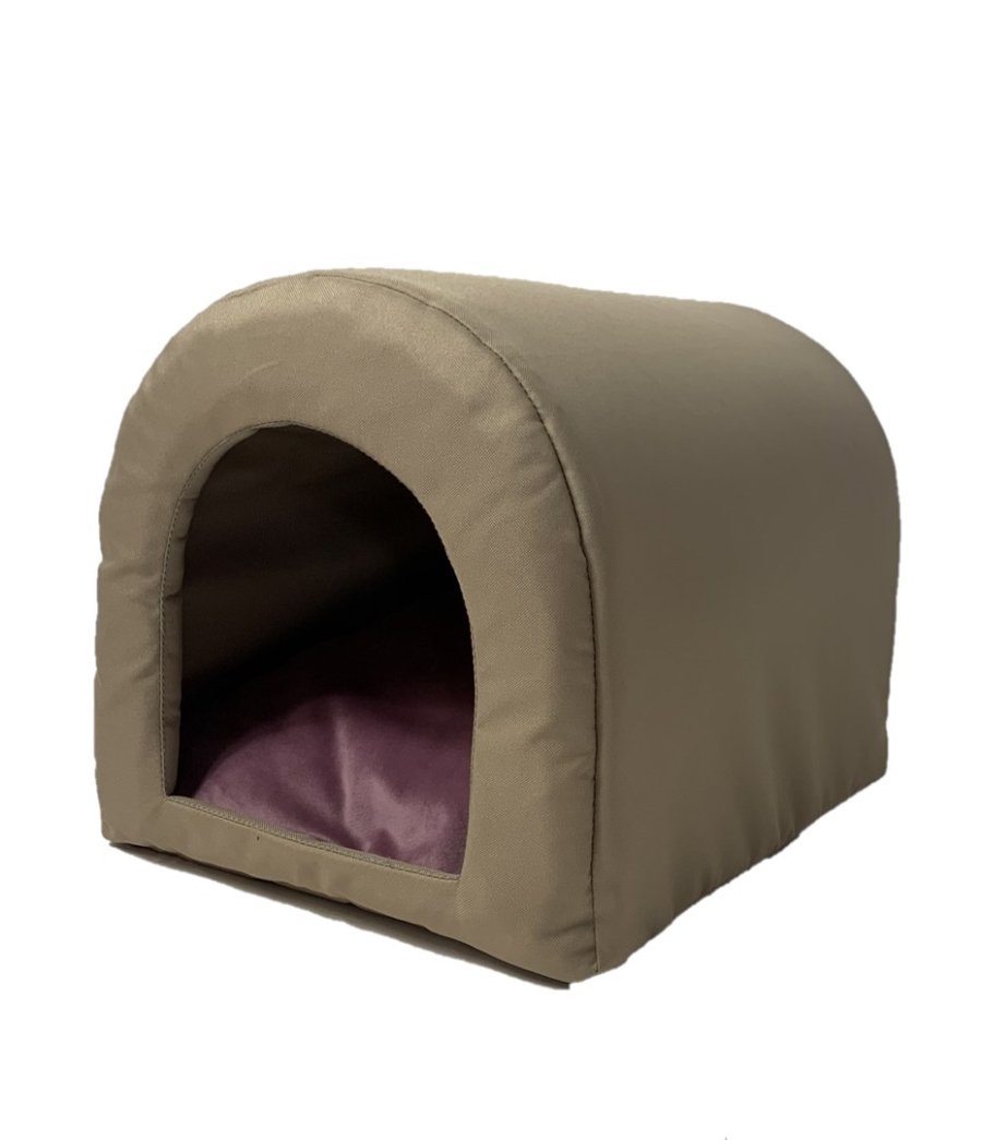 GO GIFT seng til katte og hunde - camel - 40 x 33 x 29 cm #1