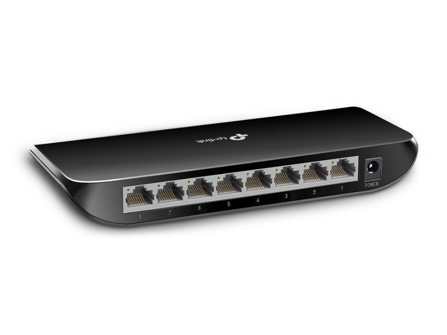 TP-Link TL-SG1008D Ikke administreret Gigabit Ethernet (10/100/1000) Sort #3