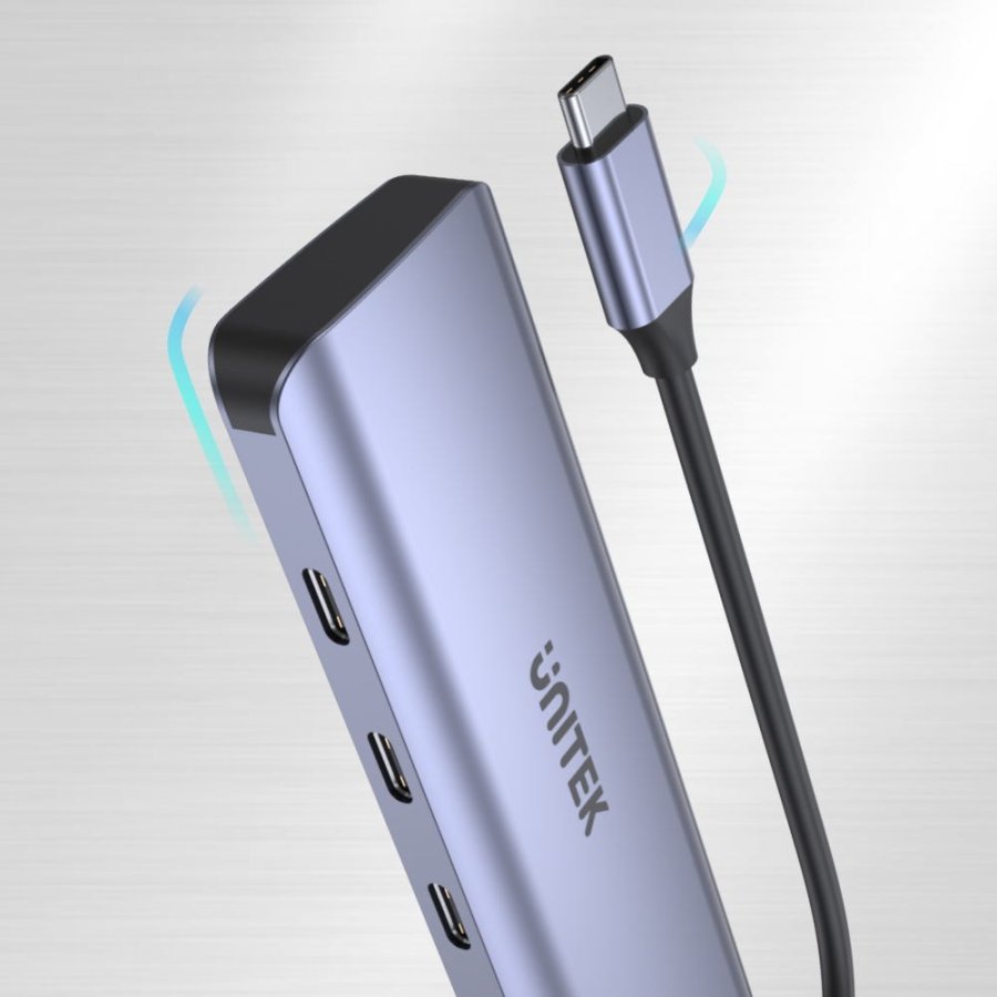 UNITEK uHUB Q4 USB 3.2 Gen 1 (3.1 Gen 1) Type-C 5000 Mbit/s Gr #7