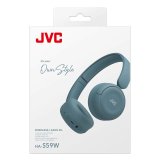 JVC HA-S59W Headset Kabel & tr�dl�s Musik/hverdag Bluetooth Bl� #5