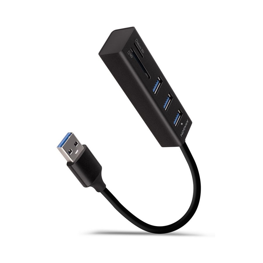 Axagon HMA-CR3A dockingstation Ledningsfrt USB 3.2 Gen 1 (3.1 Gen 1) Type-A Sort #1