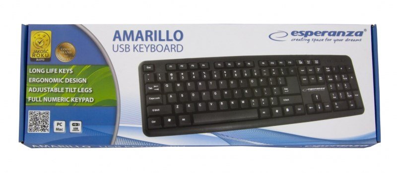 Esperanza EK134 tastatur USB Sort #4