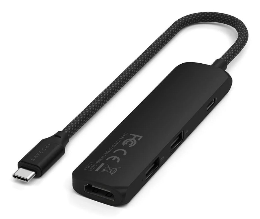 Satechi 4-in-1 USB-C Slim Multiport Adapter 4K #4