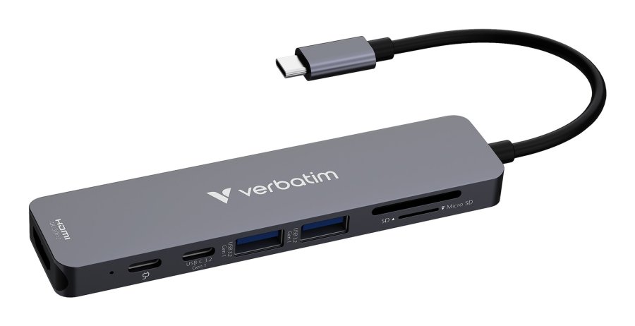 Verbatim 32158 interface hub USB 3.2 Gen 1 (3.1 Gen 1) Type-C 5000 Mbit/s Gr #1