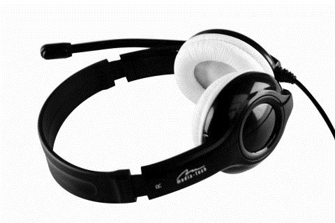 Media-Tech EPSILION USB MT3573 Hovedtelefoner Ledningsfrt Headset Opkald/musik Sort #3