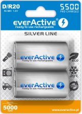 Akkumulatorer everActive R20/D Ni-MH 5500 mAh ready to use #1