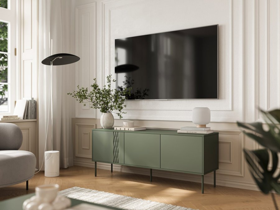 Cama RTV 3D TRESSE skab 150x40x55 mat grn #3