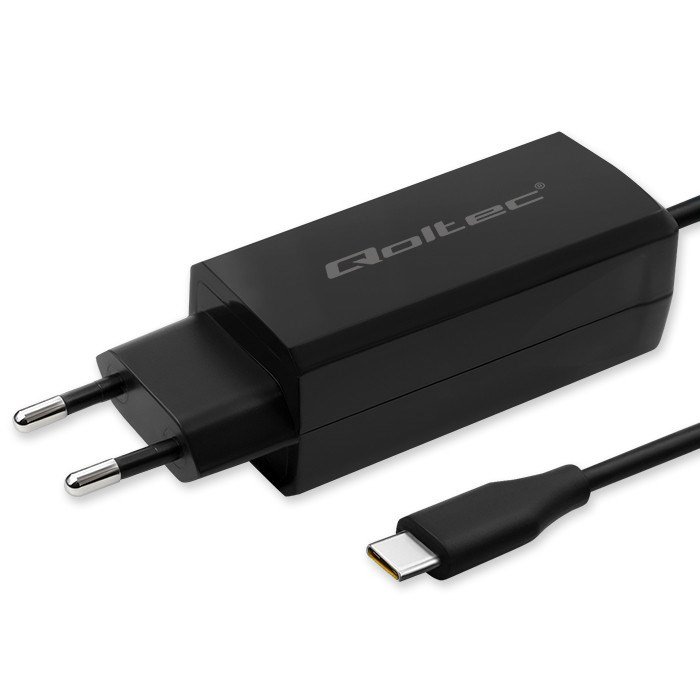 Qoltec 52420 90W GaN superhurtig oplader| 5-20V | 3-4,5A | USB-C 3.1 #1