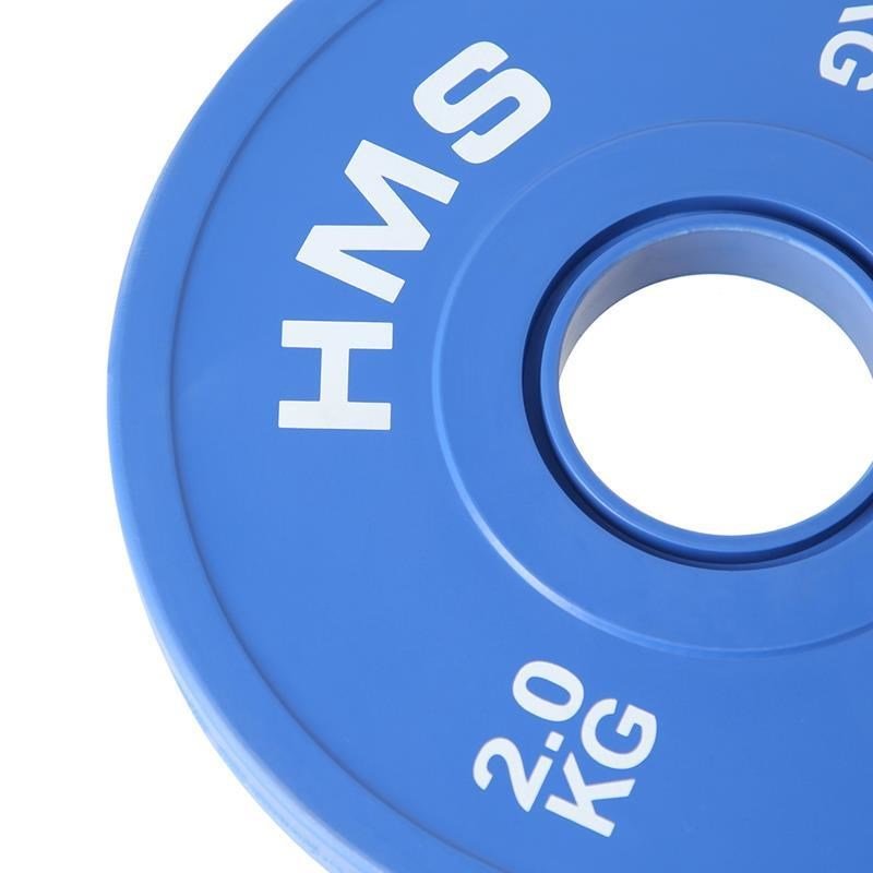 HMS Fitness CBRS20 2 stk Olympic Gummibelagt vgtskive #10