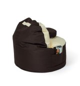 Puf GO GIFT Beige Bronze Oxford tejido antidesgarros 120 x 90 x 90 cm #3