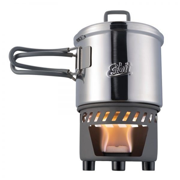 ESBIT Cookset for solid fuel Pot 0,585 L Rustfrit stl #1