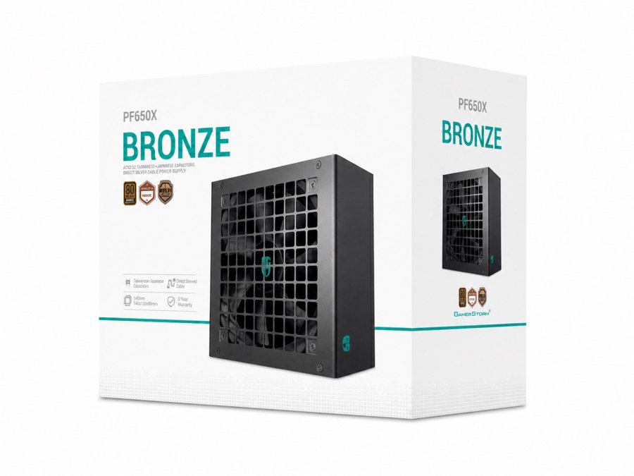 PC-str�mforsyning DEEPCOOL PF650X, sort #2