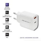 Qoltec 51714 Oplader | 18W | 5-12V | 1,5-3A | USB type C PD | USB QC 3.0 | hvid #3