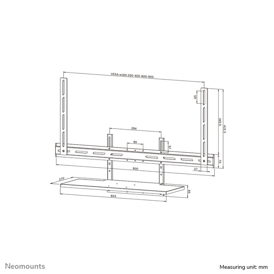 Neomounts AV40-500BL tilbeh�r til tv-montering #14