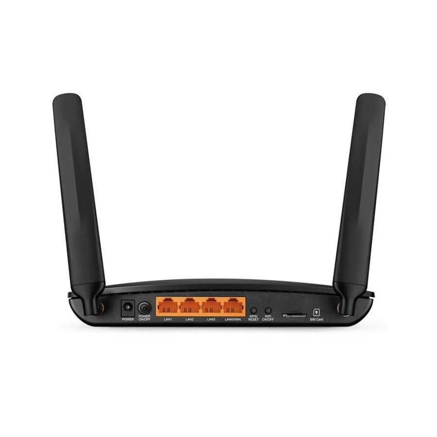 TP-Link TL-MR150 trdls router Hurtigt ethernet Enkelt band (2,4 GHz) 4G Sort #4