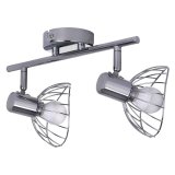 Activejet GIZEL dobbelt loft vglampe strip krom E14 vglampe til stuen #1