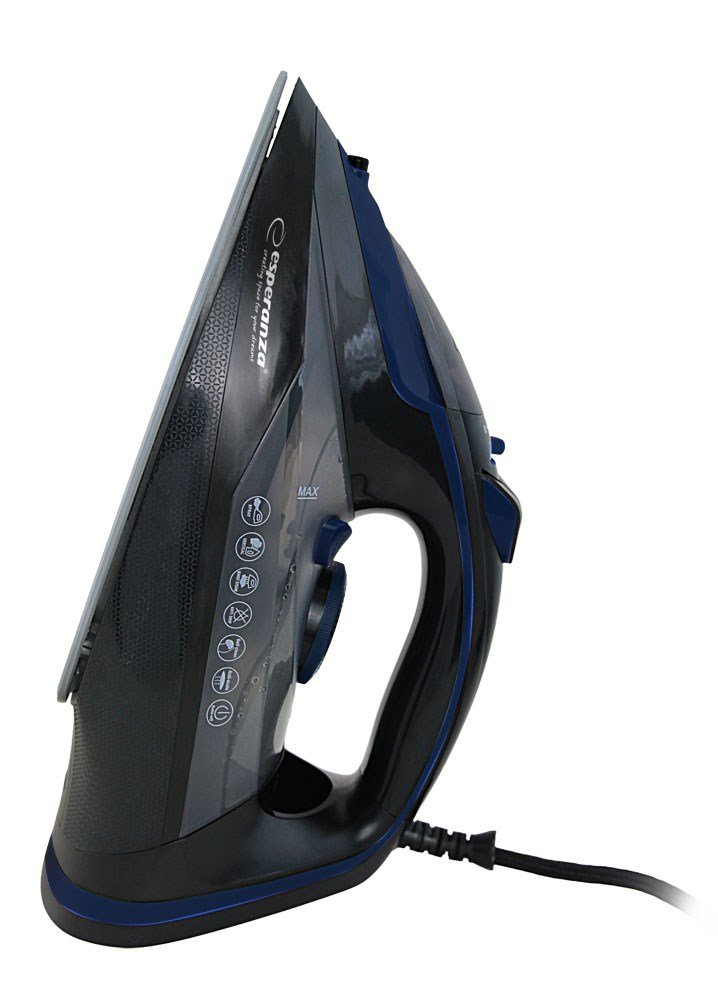 Esperanza EHI012  Dampstrygejern med keramisk strygeplade, sort, 2600 W #2