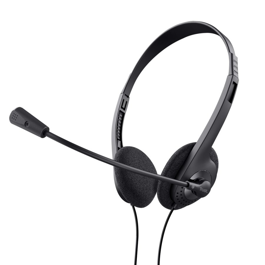 Trust 21665 hovedtelefoner/headset Ledningsfrt I rerne Opkald/musik Sort #1
