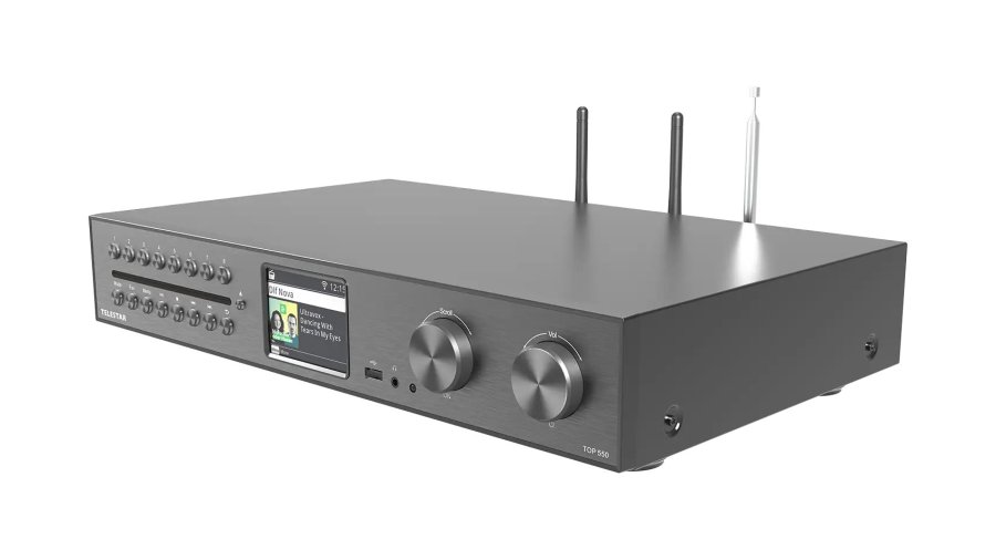 Telestar 5700550 radio Internet Digital Sort, Metallic #1