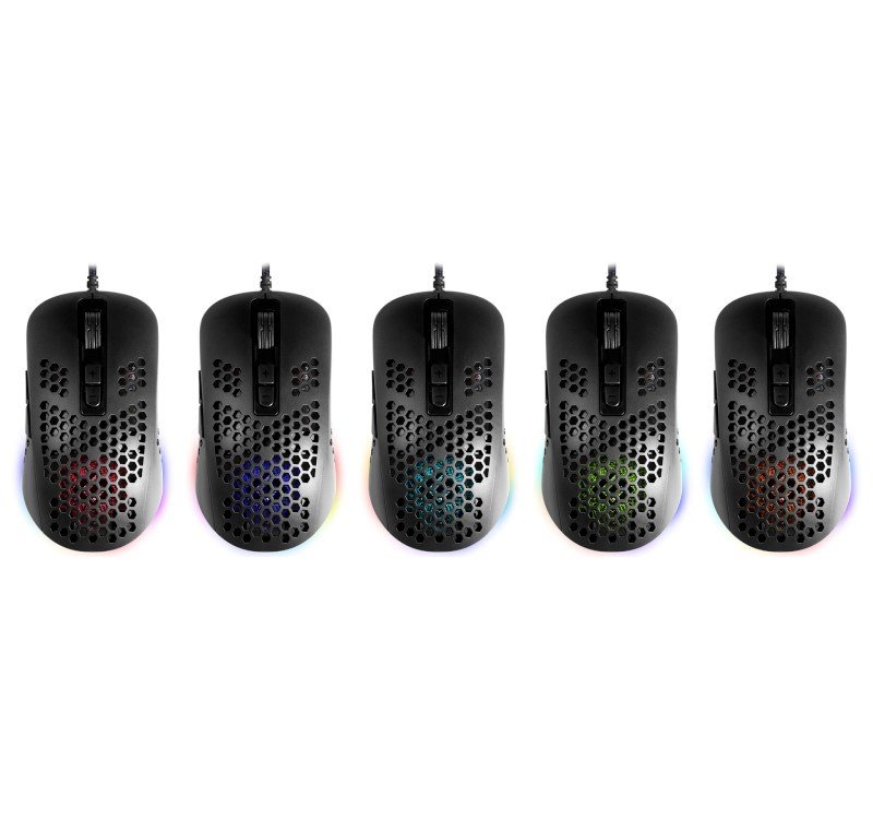 Gaming, kablet, optisk DEFENDER GM-620L SHEPARD 12800dpi 7P gamingmus med baggrundsbelysning #4