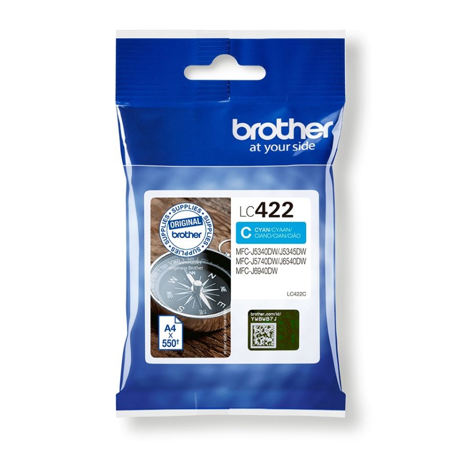 Brother LC422C blkpatron 1 stk Original Bl #1
