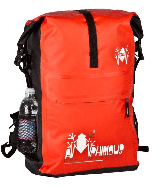 AMPHIBIOUS WATERPROOF BACKPACK OVERLAND 30L RED P/N: ZSF-1030.03 #1