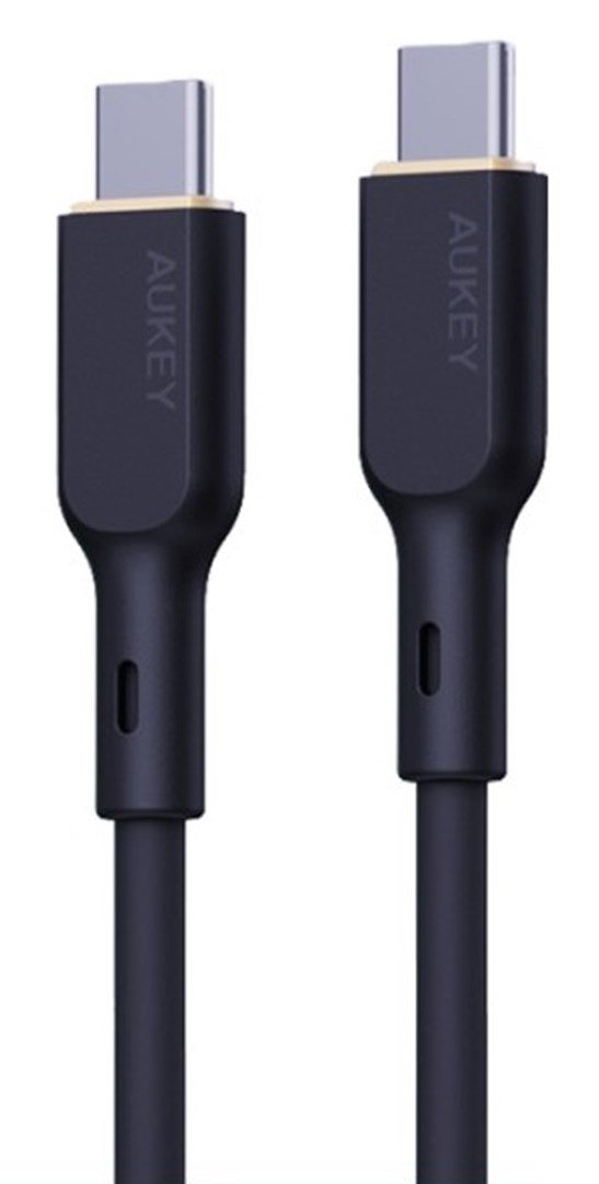 AUKEY CB-SCC101 USB-C Type-C Power Delivery PD 100W 5A 1m Silikon Sort #5