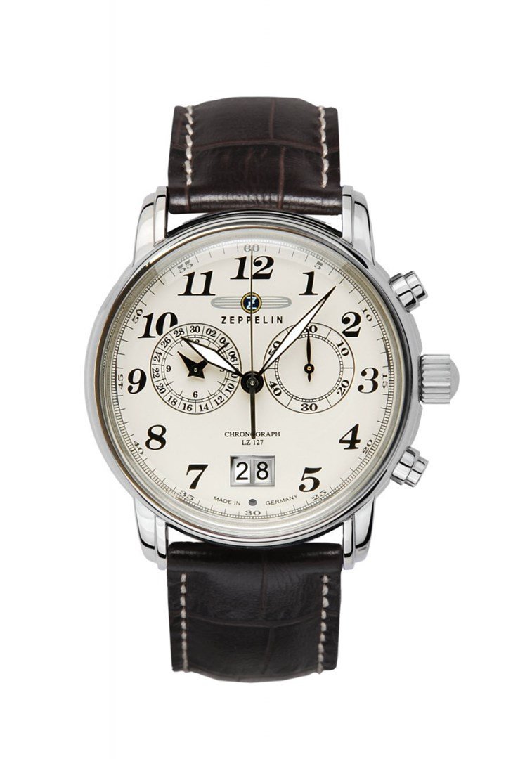 Zeppelin 7684-5 ur Armbndsur Hanstik Kvarts Slv #1