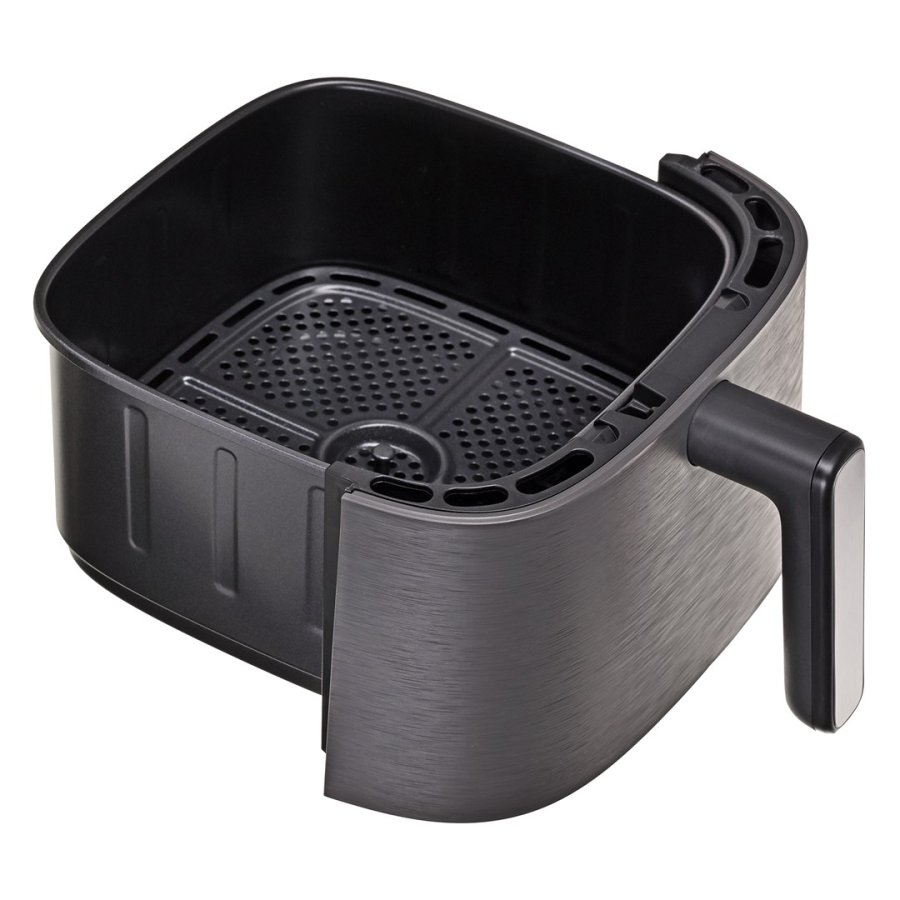 Tefal Easy Fry Silence EY551HE0 frituregryde Enkelt 5 L Enkeltstende Varmluftsteger Sort, Gr, Rustfrit stl #4