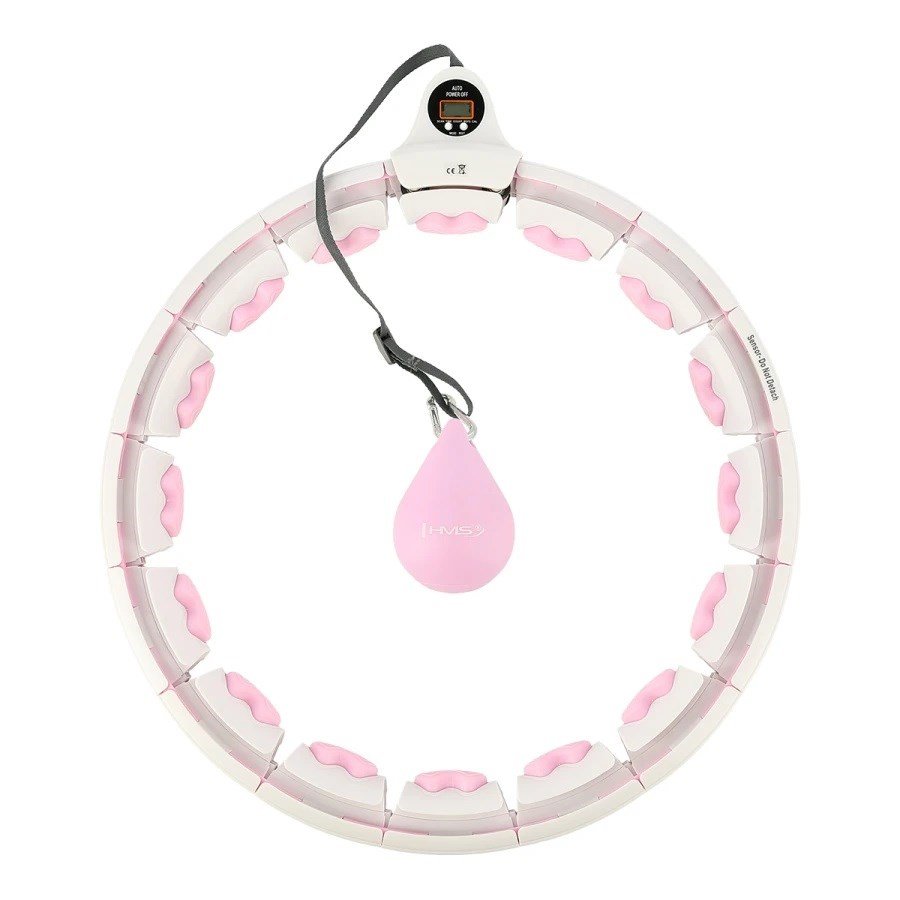 Hula hop med faner, vgt og tller HMS HHW06 pink #1