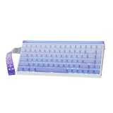 HERO84 HE White+Purple+Gradient+LIGHT JadeKing switch RGB AULA-tastatur #17
