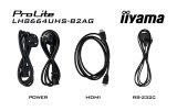 iiyama LH8664UHS-B2AG skilte display Digital fladpaneldisplay 2,18 m (86