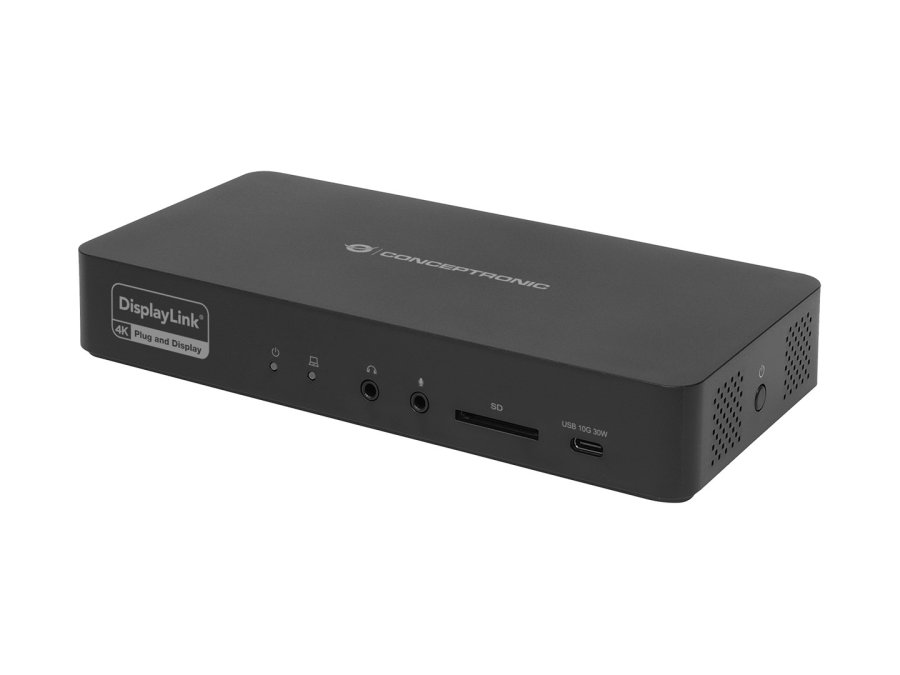 Conceptronic DONN31B dockingstation Ledningsf�rt USB 3.2 Gen 2 (3.1 Gen 2) Type-C Sort #5
