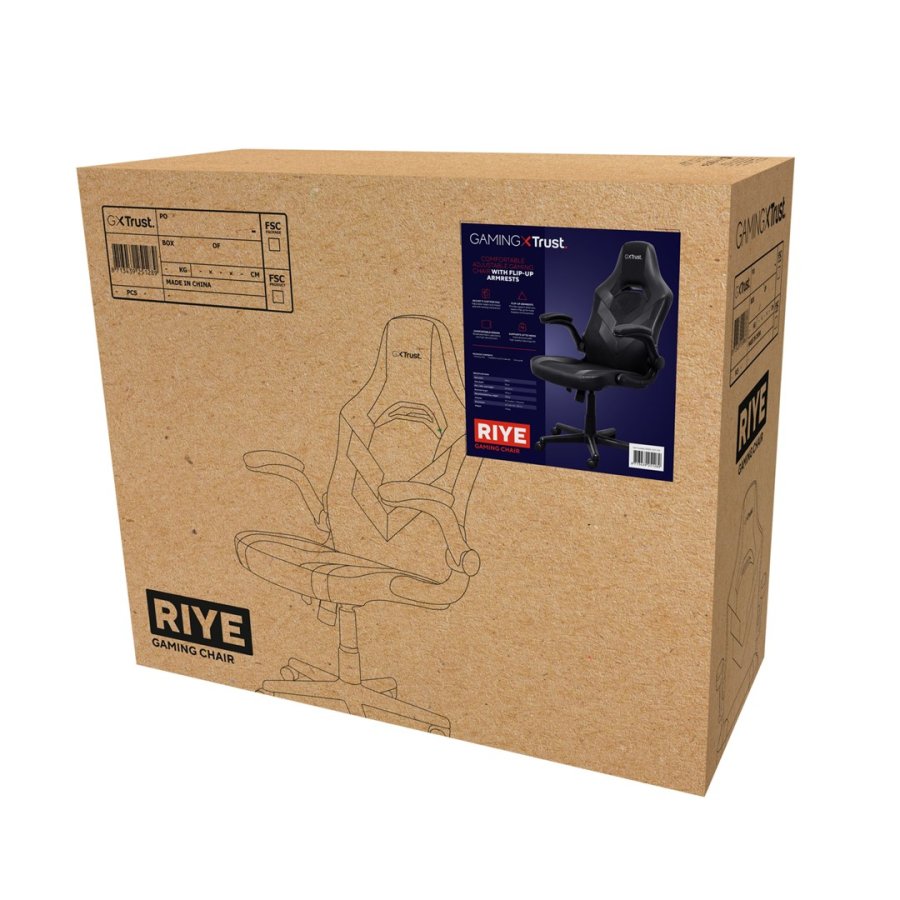 Trust GXT 703 RIYE Universal gamingstol Sort #16