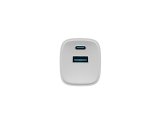 NATEC RIBERA GAN OPLADER 1X USB-A + 1X USB-C 30W HVID #3