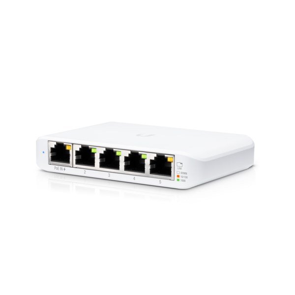 Ubiquiti UniFi USW Flex Mini Administreret L2 Gigabit Ethernet (10/100/1000) Str�m over Ethernet (PoE) Hvid #1