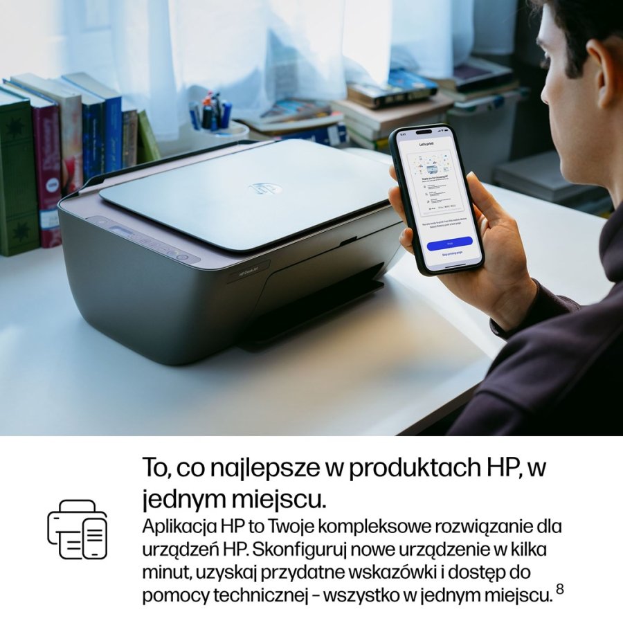 HP DeskJet 2921 Tr�dl�st All-in-One Farve Printer #17
